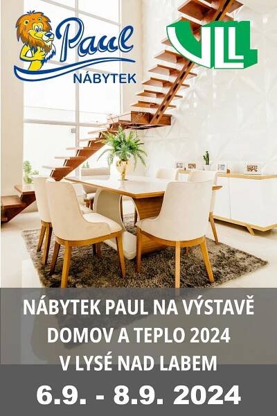 Nábytek Paul na výstavě Domov a teplo 2024 v Lysé nad Labem