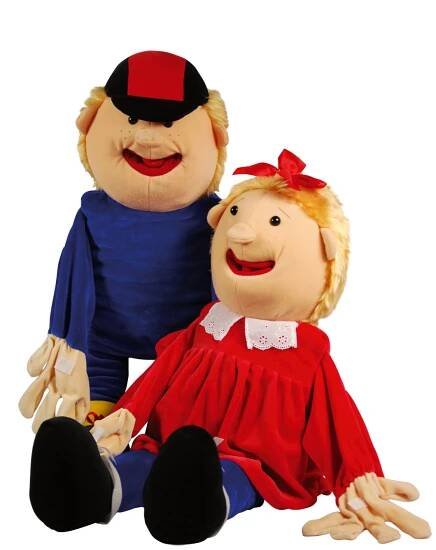 Handpuppet Boy and Girl - Robo Educational Toys