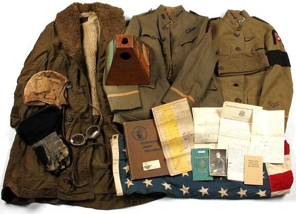 WWI US Aviator Archive of Lt. George Perry Sells Beyond Expectations