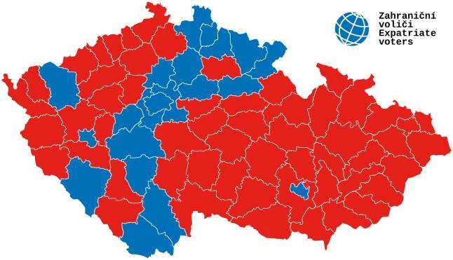 Soubor:Presidential Results 2013 - First Round - districts.svg