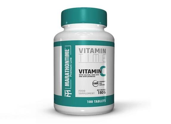 MARATHONTIME vitamín C 1000mg 100 tab.