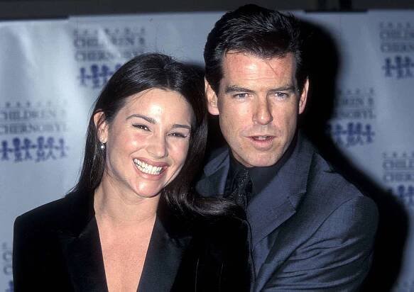  Actor Pierce Brosnan and girlfriend Keely Shaye Smith attend the 