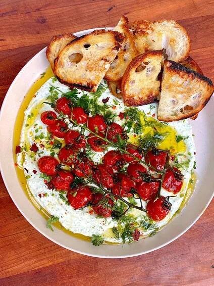 Tomato Confit and Whipped Feta Recipe
