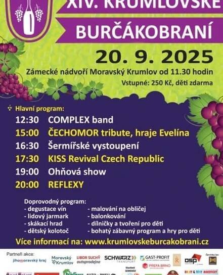 Krumlovské burčákobraní 2025