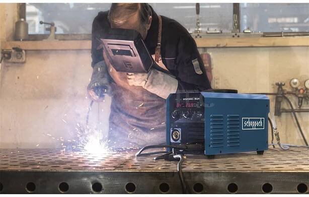Scheppach WSE 5000 MULTI digitální multisvářečka MMA/MIG/TIG/drátová elektroda