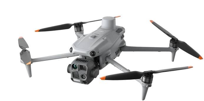 Die DJI Matrice 4T mit Multisensor-Technologie und KI-Unterstützung, ideal für Such- und Rettungsmissionen, öffentliche Sicherheit, Energieinspektionen und Landwirtschaft.