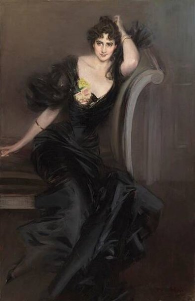     Gertrude Elizabeth (née Blood), Lady Colin Campbell,    by Giovanni Boldini,    1894,    NPG 1630,    © National Portrait Gallery, London