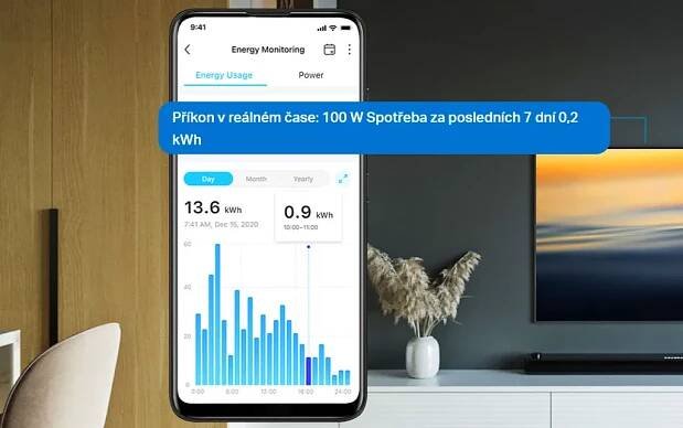 Chytrá zásuvka TP-Link Tapo P110M