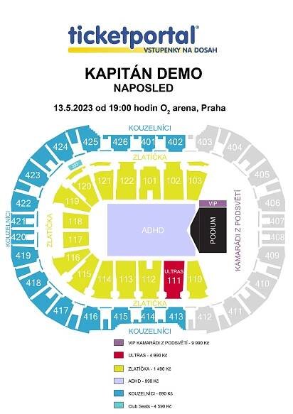 KAPITÁN DEMO: NAPOSLED – O2 arena