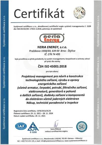 ČSN EN ISO 45001:2018
