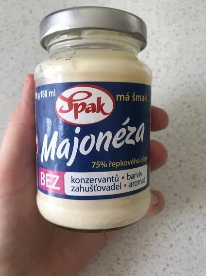 Podrobné informace o potravině Spak Majonéza