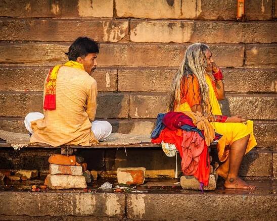 Ghat Couple