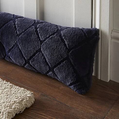 Tmavě modrá ochrana proti průvanu 20x90 cm Cosy Diamond – Catherine Lansfield