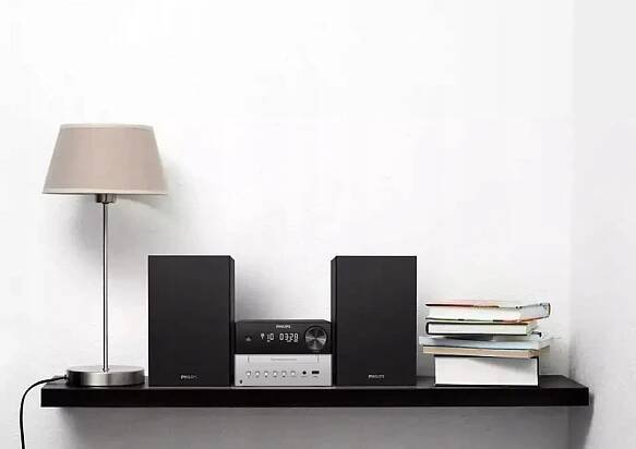 MIKROVĚŽ PHILIPS TAM3205/12 BLUETOOTH CD AUX USB FM VĚŽ Váha výrobku včetně jednotkového obalu 4.65 kg