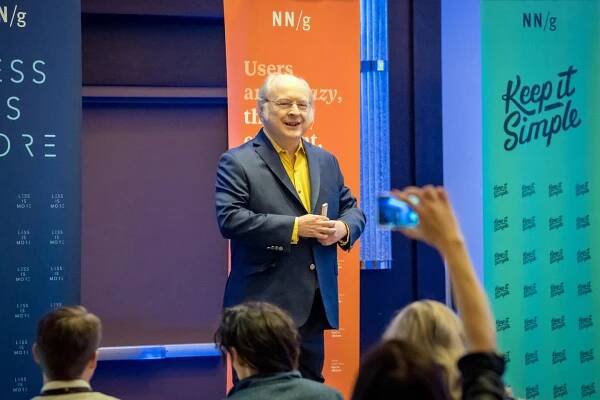 Jakob Nielsen speaking in Washington DC 2022