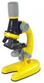 Mikroskop pre vedcov 100x 400x 1200x žltý