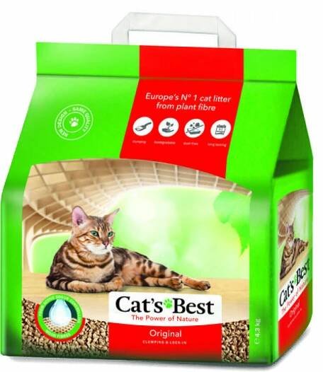 Podstielky pre mačky: Cat's Best Original 10L/4,3kg