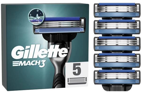 GILLETTE Mach3 5 ks