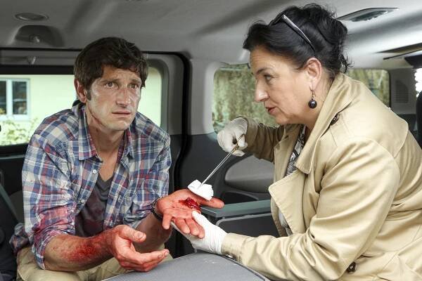 Soko Vídeň - Trauriger Sonntag - Z filmu - Andreas Kiendl, Maria Happel