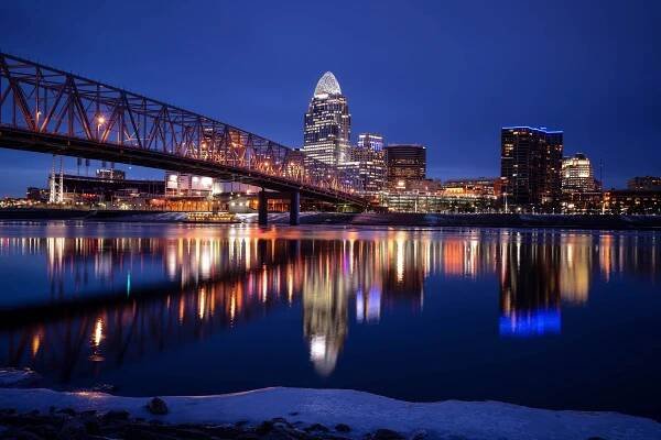 Downtown Cincinnati Sunset | Matt Kloskowski