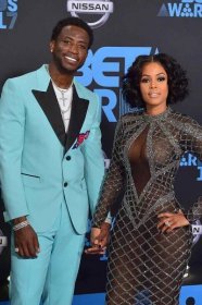 LOS ANGELES, CA - JUNE 25: Gucci Mane and Keyshia Ka'oir attend the 2017 BET Awards at Microsoft Theater on June 25, 2017 in Los Angeles, California. (Photo by Prince Williams/Wireimage)