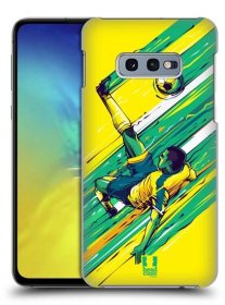Pouzdro na mobil Samsung Galaxy S10e - HEAD CASE - Sport fotbal kreslený nůžky