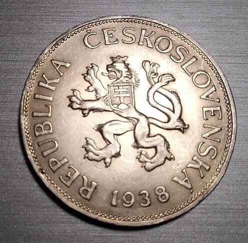 5Kč 1938 - Numismatika