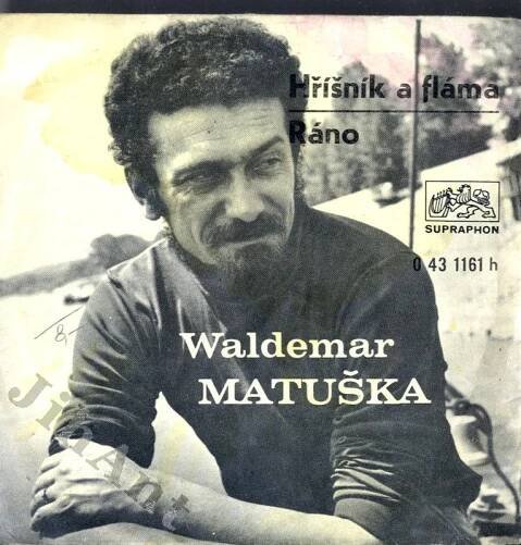 SP - Waldemar Matuška - Hříšník a fláma, Ráno (Supraphon 0 43 1161 h, 1971) - Jihočeské antikvariáty