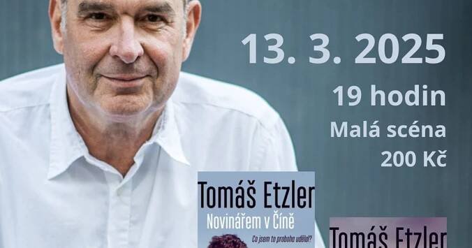 Tomáš Etzler – beseda s novinářem - Po Česku