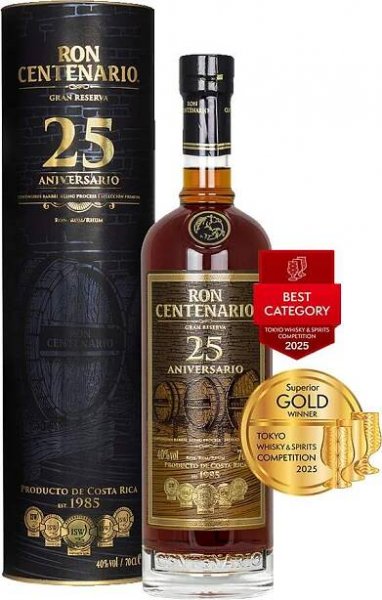 Centenario Rum Gran Reserva 25 Aniversario 0,7l