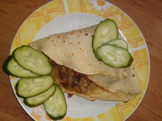 Recept: Palačinky s masovou směsí