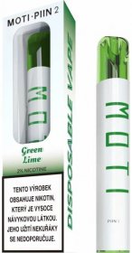 Jednorázová e-cigareta MOTI PIIN 2 Green Lime