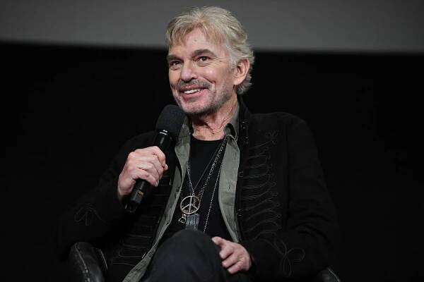 Billy Bob Thornton speaks onstage during the "Landman" FYC Event in Los Angeles