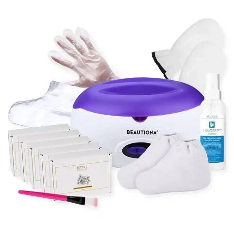 Paraffin Wax Therapy Rose – Luxusní parafínová sada pro domácí SPA péči o ruce a nohy