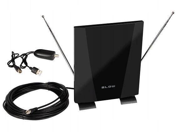 ANTÉNA AKTIVNÍ POKOJOVÁ VENKOVNÍ TV LTE 4K FHD DVB-T2 MUX-8 ZESILOVAČ Bezpečnostní informace CE