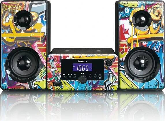 Obrázek produktu pro Lenco MC-020T Lenco MC-020 Tags HiFi-Anlage 2x 5 W