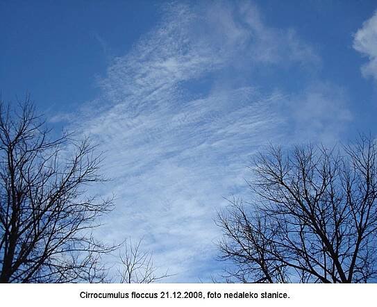 Meteorologická stanice Holešov - Oblaka - Cirrocumulus