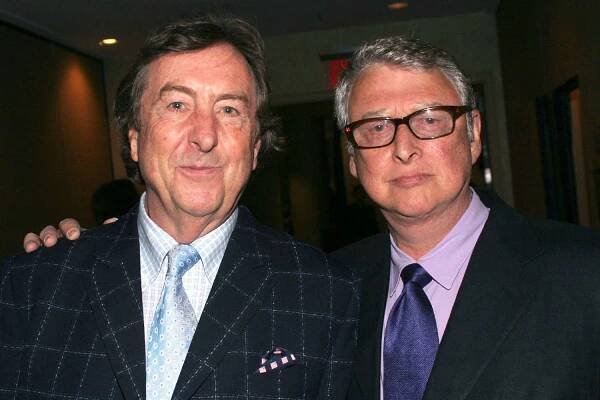 Eric Idle and Mike Nichols during 71st Annual Drama League Awards at Marriott Marquis Hotel in New York, NY, United States.