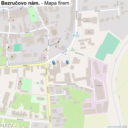 Bezručovo nám. - mapy | Kurzy.cz
