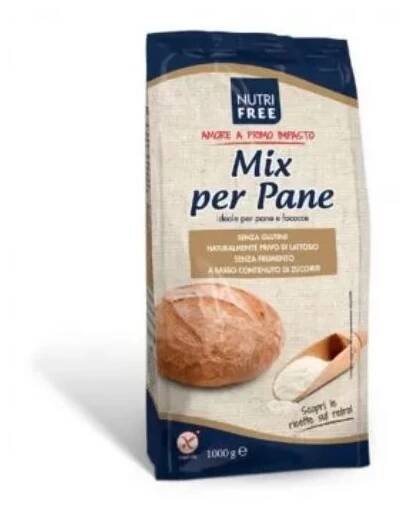 NUTRIFREE Mix per Pane (směs na pečivo a chléb bez lepku) 1 kg - Vseproceliaky.cz