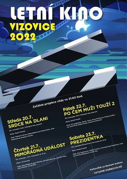 Letní kino Vizovice – Veselá u Zlína 