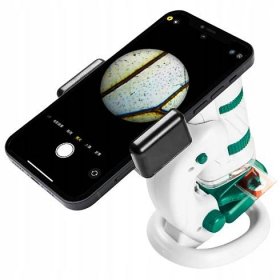 DĚTSKÝ MIKROSKOP 180X PŘENOSNÝ DRŽÁK NA SMARTPHONE VZDĚLÁVACÍ STEM Kód výrobce Kieszonkowy Mikroskop