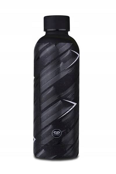 Sada lahev na pití a svačinový box termoláhev CoolPack 500 ml, šedé vzory, B