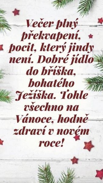 Vtipné vánoční přání