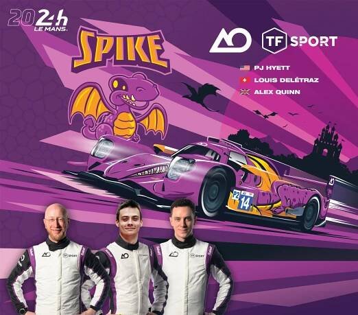 AO Racing to Make Le Mans Return with Spike the Dragon, Partners with TF Sport - AO Racing
