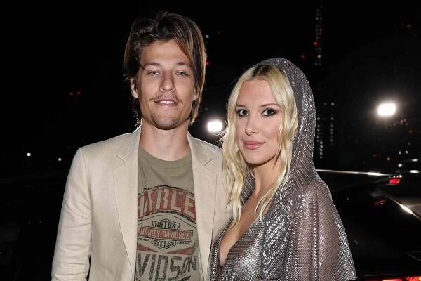 Jake Bongiovi and Millie Bobby Brown arrive in an Audi at The BRIT Awards at The O2 Arena on March 1, 2025