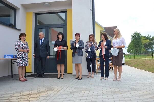 Slavnostní otevírání nové budovy MŠ - Oficiální stránky městys Rokytnice nad Rokytnou