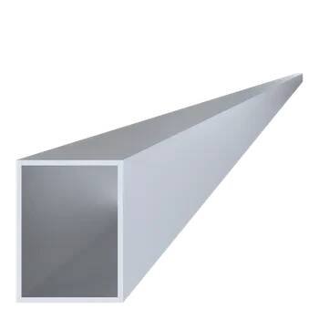 Hliníkový jekl 80x60x3 mm, délka 6000 mm, materiál EN AW-6060 T66, přírodní hliník bez povrchové úpravy, cena za KUS