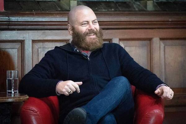 Nick Offerman at the Oxford Union, UK - 11 Jan 2019