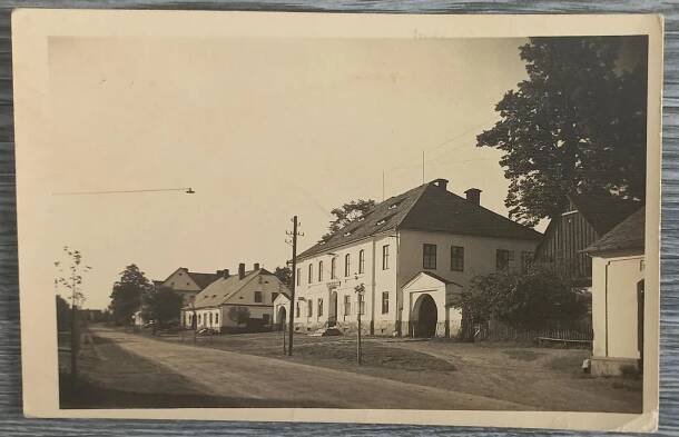Staré Město u Bruntálu - Altstadt - krásný záběr ulice - real photo